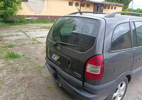 Opel Zafira cena 2700 przebieg: 272000, rok produkcji 2002 z Sierpc małe 56